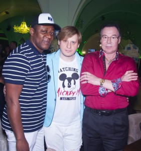 С Михаилом Муромовым и Пьером Нарцисом в ресторане Perfect